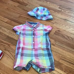 Gap Matching Romper & Sun Hat